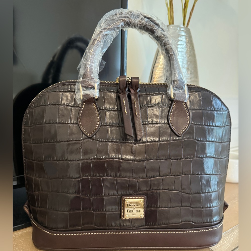 New, Never used, Dooney & Bourke Genuine Leather Satchel